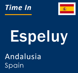 Current local time in Espeluy, Andalusia, Spain