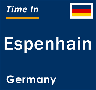 Current local time in Espenhain, Germany