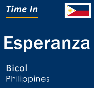 Current local time in Esperanza, Bicol, Philippines