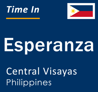 Current local time in Esperanza, Central Visayas, Philippines