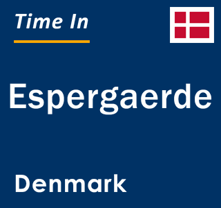 Current local time in Espergaerde, Denmark