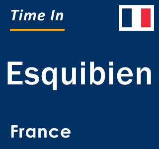 Current local time in Esquibien, France