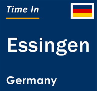 Current local time in Essingen, Germany