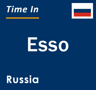 Current local time in Esso, Russia