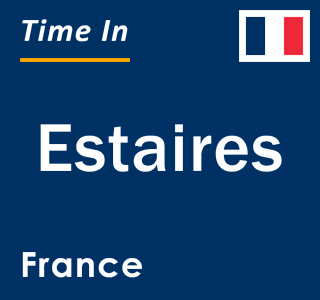 Current local time in Estaires, France