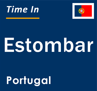 Current local time in Estombar, Portugal