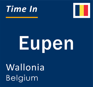 Current local time in Eupen, Wallonia, Belgium