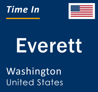 Current local time in Everett, Washington, United States