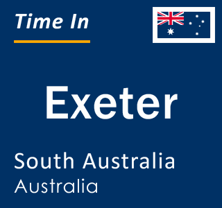 Current local time in Exeter, South Australia, Australia