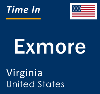 Current local time in Exmore, Virginia, United States