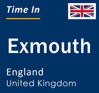 Current local time in Exmouth, England, United Kingdom