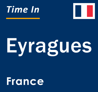 Current local time in Eyragues, France