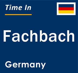 Current local time in Fachbach, Germany