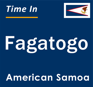 Current local time in Fagatogo, American Samoa