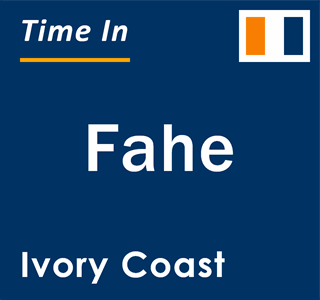 Current local time in Fahe, Ivory Coast