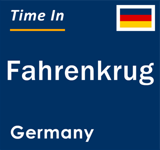 Current local time in Fahrenkrug, Germany