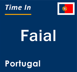 Current local time in Faial, Portugal