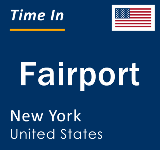 Current local time in Fairport, New York, United States