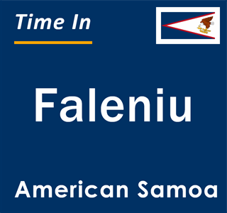 Current local time in Faleniu, American Samoa