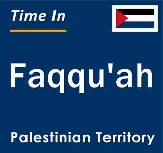 Current local time in Faqqu'ah, Palestinian Territory