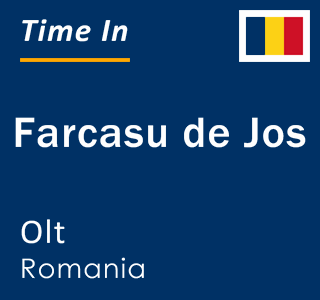 Current local time in Farcasu de Jos, Olt, Romania