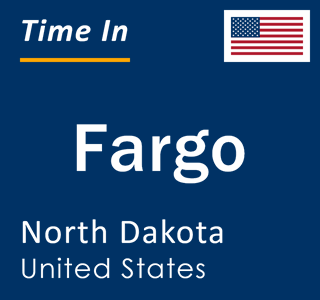 Current local time in Fargo, North Dakota, United States