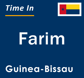 Current local time in Farim, Guinea-Bissau