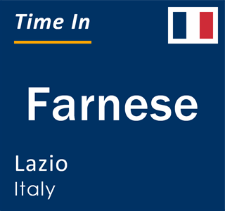 Current local time in Farnese, Lazio, Italy