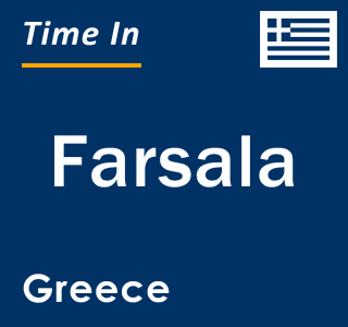 Current local time in Farsala, Greece