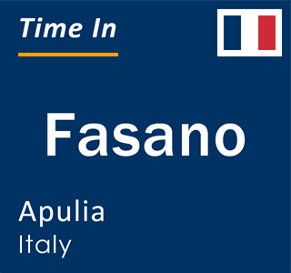 Current local time in Fasano, Apulia, Italy