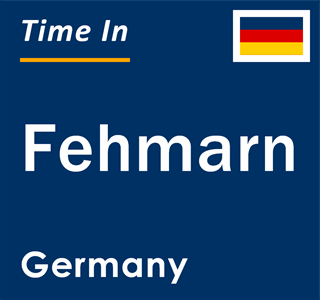 Current local time in Fehmarn, Germany