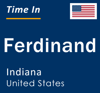 Current local time in Ferdinand, Indiana, United States