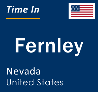 Current local time in Fernley, Nevada, United States