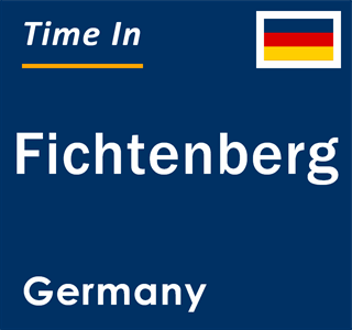 Current local time in Fichtenberg, Germany