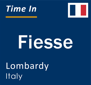 Current local time in Fiesse, Lombardy, Italy