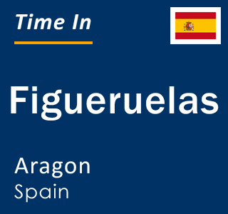 Current local time in Figueruelas, Aragon, Spain