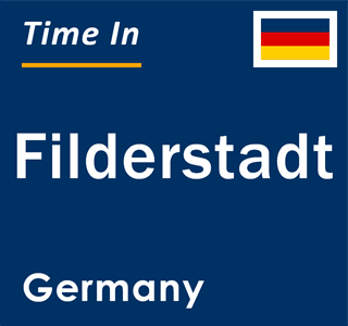 Current local time in Filderstadt, Germany