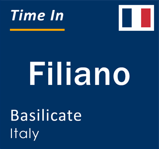 Current local time in Filiano, Basilicate, Italy