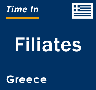 Current local time in Filiates, Greece