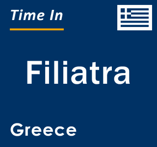 Current local time in Filiatra, Greece