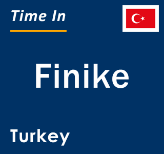 Current local time in Finike, Turkey