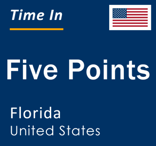 Current local time in Five Points, Florida, United States