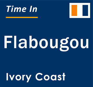 Current local time in Flabougou, Ivory Coast