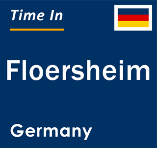 Current local time in Floersheim, Germany