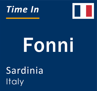 Current local time in Fonni, Sardinia, Italy