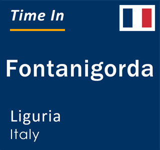 Current local time in Fontanigorda, Liguria, Italy