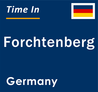 Current local time in Forchtenberg, Germany