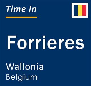 Current local time in Forrieres, Wallonia, Belgium