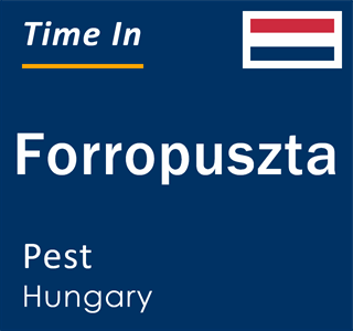 Current local time in Forropuszta, Pest, Hungary