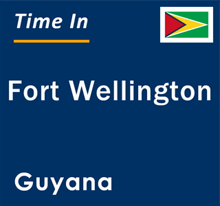 Current local time in Fort Wellington, Guyana